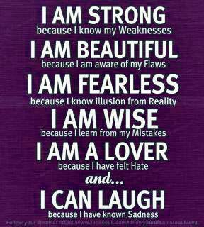I am Strong - quote